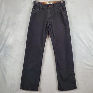 Levis Jeans Boys Size 14 Black Signature Regular Fit Straight Leg Denim